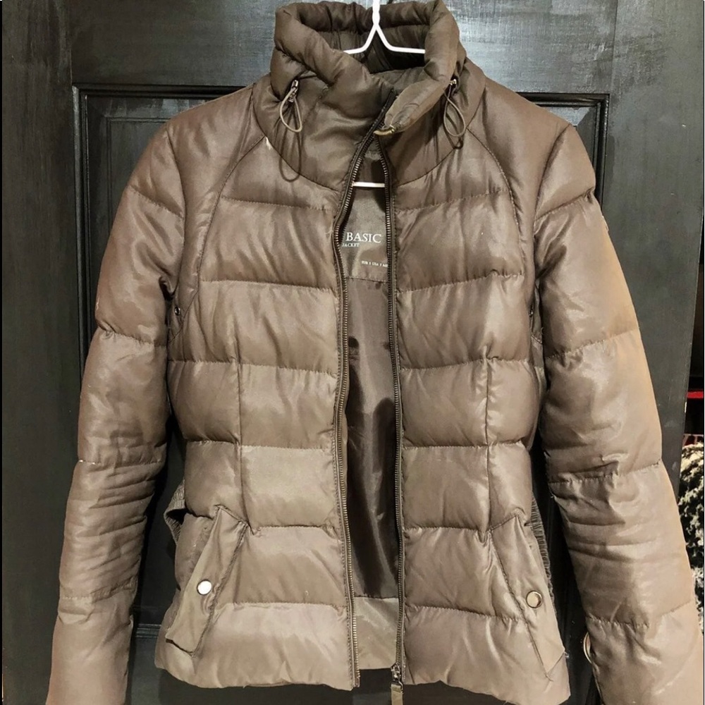 Zara Basics Down Coat